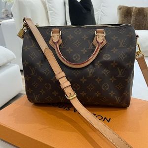 Authentic Louis Vuitton Speedy Bandouliere 30